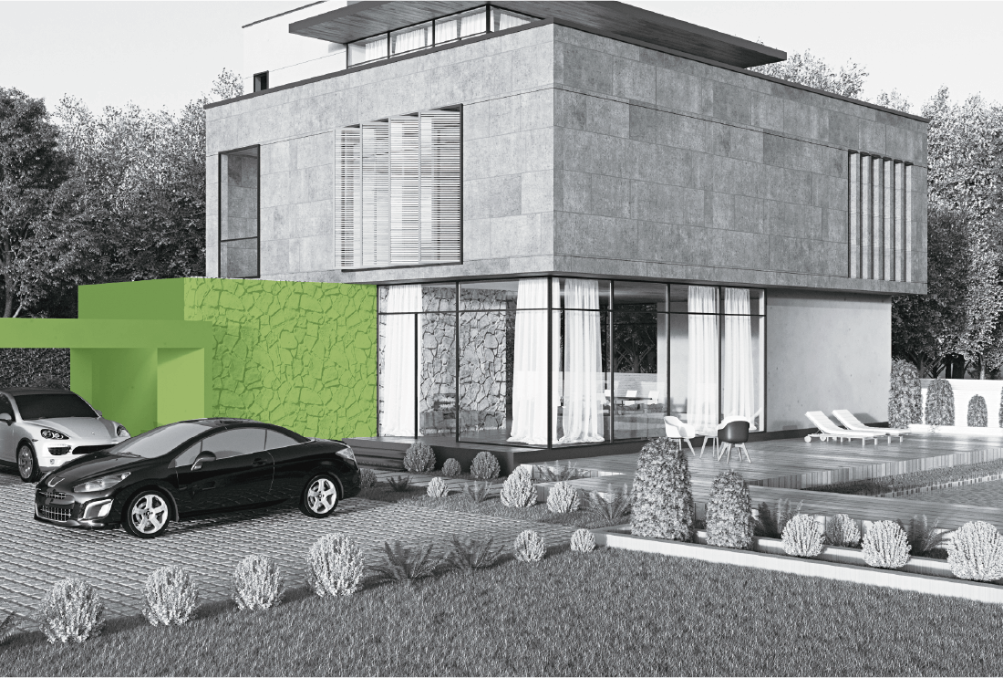 ROLLER WALL門柱・目隠し塀・アクセント壁